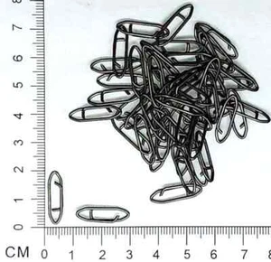 50 black Power Clips fishing clip - Bild 1 von 8