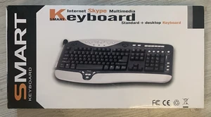 BRAND NEW Smart Internet Skype Multimedia Keyboard - Picture 1 of 2