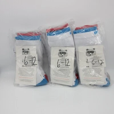 PAIR OF THIEVES White Cushion Crew Socks Men's Size 6-12 9 Pairs (3 Packs of 3) - Image 1 of 4