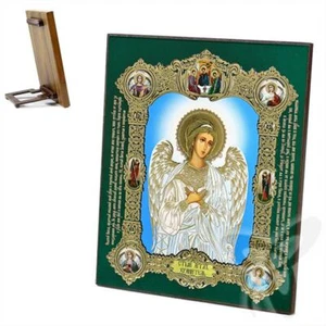 Ikone Schutzengel Holz 15x18 K Ангел Хранитель Икона - Picture 1 of 1