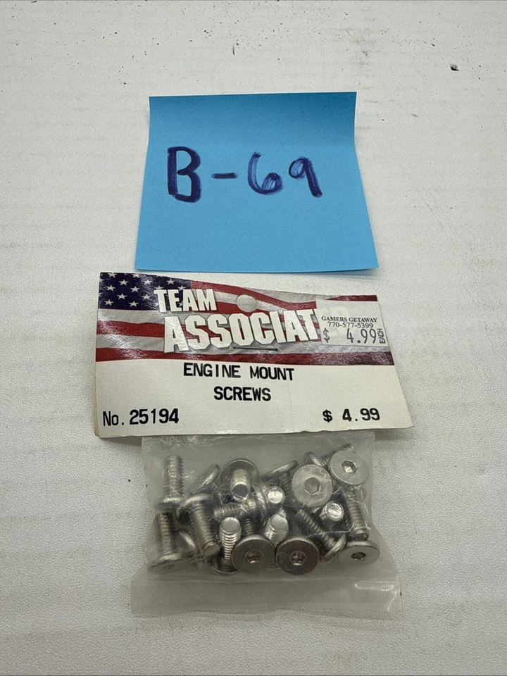 Team Associated M5x13mm Machine Screws Socket Drive Washer Head Hardware 25194 - Image 1 of 1