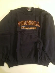 Vintage Virginia Cavaliers Sweatshirt size Large Salesman Sample 2006 Nos rare! - Picture 1 of 8