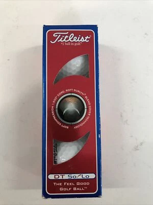 Titleist DT SOLO Soft Feel Long Distance 全新 3 球套。 免运费。 — 第 1/4 张图片