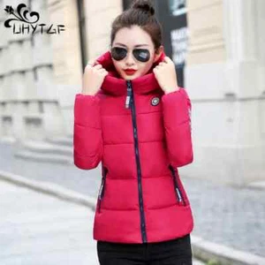 UHYTGF Winter Jackets For Women 2025 New Parkas Hooded Thick Warm Cotton... - Picture 1 of 30