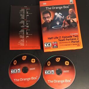 The Orange Box Half-Life 2 (PC, 2007)  Game ONLY DISC 1 AND DISC 2