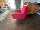 Safavieh Mid-Century Modern Nynette Velvet Maroon Red Club Chair - 32" X 31" X 3
