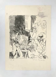 *DRUCKGRAFIK LITHOGRAFIE TILL WARWAS 1987 REALISMUS NORDDEUTSCHE - Bild 1 von 10