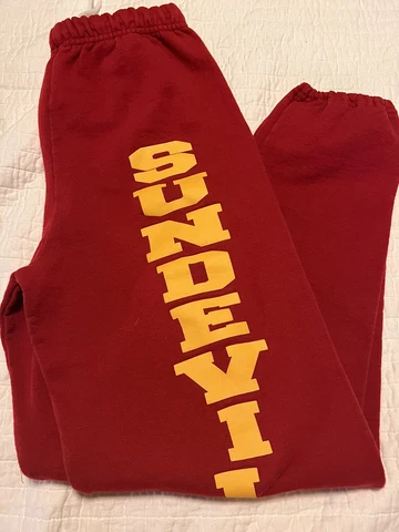 vintage Arizona state sun devil sweatpants Joggers Red  Jerzees DAMAGED Sz M Cover