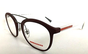 New PRADA Sport VPS 2H  U6-1O1 Round 50mm Men's Eyeglasses Frame - Picture 1 of 5