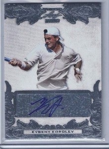 2015 LEAF ULTIMATE TENNIS SILVER ETCHED FOIL #BAEK1 EVGENY KOROLEV #3/25