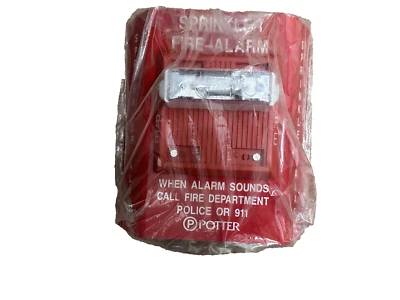 Potter SASH-24 Fire Alarm Sprinkler Horn Strobe (NEW IN BOX) - Image 1 of 3