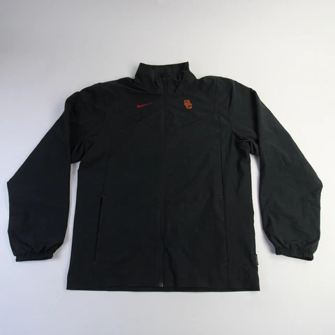 USC Trojans Nike OnField Jacket Men's Black Used Cover