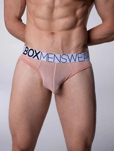 New Box Menswear All Over Mesh Slip, fast nude/hellrosa, Large - Bild 1 von 3