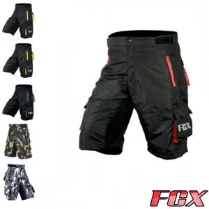 Men MTB Cycling Short Off Road Downhill Biking Bicycle MTB Short Padded Liner - Picture 1 of 17