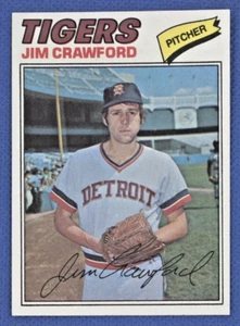 1977 Topps Set-Break # 69 Jim Crawford Detroit Tigers EXMT .99 Shipping - Picture 1 of 2