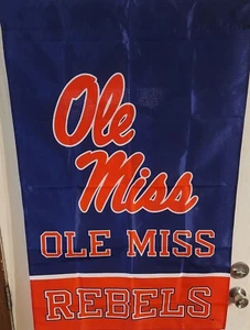 University Of Ole Miss Rebels Collectible/Souvenir House Flag (43"×28") - Picture 1 of 1