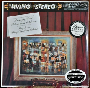 AUDIOPHILE CLASSIC RECORDS MOUSSORGSKY - RAVEL "Pictures" 200g #4x45rpm LP SS - Picture 1 of 2
