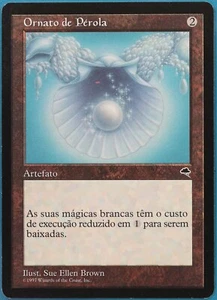 Pearl Medallion Tempest (PORTUGUESE) NM Artifact Rare CARD (426628) ABUGames - Picture 1 of 2