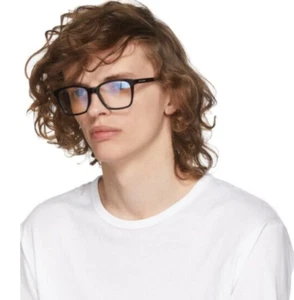 Saint Laurent SL165/F 002 Havana Square Eyeglasses Frames Brille Size 54mm - Picture 1 of 2