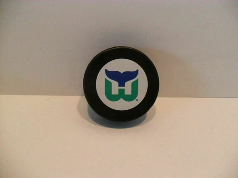 Hartford Whalers Puck - Vintage 1979 - 1992  Inaugural Logo - BRAND NEW! Cover