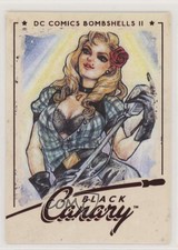 2018 Cryptozoic DC Bombshells Series II Black Canary #05 4et