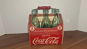 VINTAGE COCA COLA KARTON SIXPACK TRÄGER MIT GRIFF EXTREM SELTEN - Bild 1 von 13