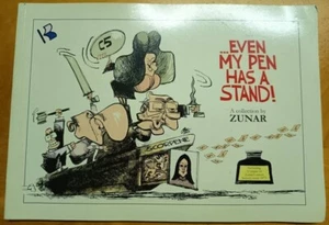 Used/Preowned - Zunar 2011 Cartoon Book - Even My Pen Has A Stand - Picture 1 of 9
