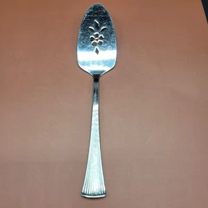 Barclay Geneve Van Cortland servizio per torte in acciaio inox design floreale a fessura 8 5/8 in - Foto 1 di 6