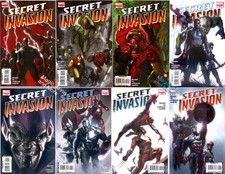 SECRET INVASION (8) Issue SET #1 2 3 4 5 6 7 8 MARVEL 1st Print Lot Bendis