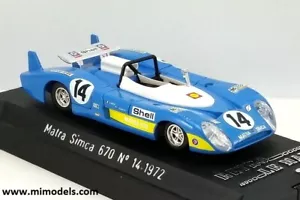 MATRA MS670 second place 1972 Le Mans 24 hours #14 1:43 diecast with cover - Picture 1 of 2