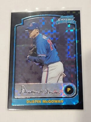 2003 Bowman Chrome Draft Xfractor #D /130 #BDP Dustin McGowan - Image 1 of 2