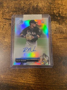 2017 Bowman Entwurf Chrom Pick Refraktor /499 Riley Mahan #CDA-RM Auto - Bild 1 von 1