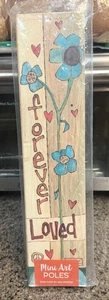 Forever Loved 13" Mini Art Pole Small Decorative Indoor/Outdoor Garden ... - Picture 1 of 6