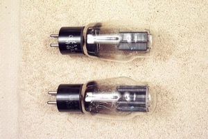 2, RCA JAN CRC 2A3, VT-95, Dual D-Getter, Military, Black Plate, Match PR2, 2A3 - Bild 1 von 5