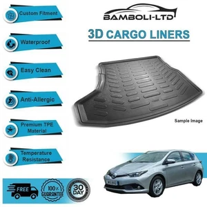 3D CARGO LINER BOOT LINER REAR TRUNK MAT FOR Toyota Auris 2013-2019 - Picture 1 of 4