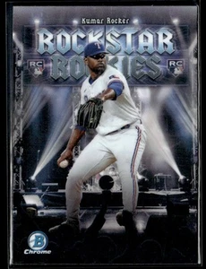 2025 BOWMAN ROCKSTAR ROOKIES KUMAR ROCKER RC TEXAS RANGERS #RR-6 - Picture 1 of 2