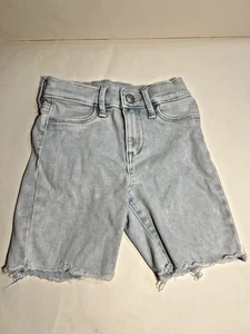 Old Navy Girls Ballerina Light Wash Shorts Size 7 - Picture 1 of 4