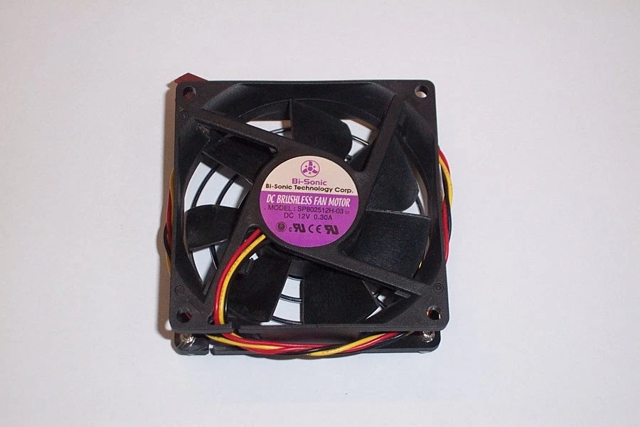 Dc Brushless Fan Motor Sp802512H-03 Dc12V 0.30A, 3-Pin, 80X25Mm - Image 1 of 1