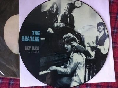 THE BEATLES HEY JUDE 1988 20TH ANNIVERSARY PIC DISC SHIPS FREE - Image 1 of 4