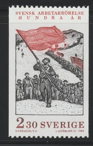 Schweden 1989 Sc # 1735 postfrisch OG - Bild 1 von 1