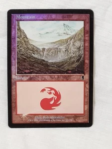 NM Mountain #345 Foil Odyssey Mtg Magic the Gathering - Picture 1 of 2