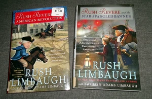 Rush Limbaugh Children's Books HC Set of 2 Rush Revere Am Rev..& Star Spangled.. - Picture 1 of 2