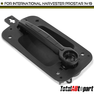 Manija de puerta exterior delantera derecha negra para International Harvester ProStar Foto 1 de 4