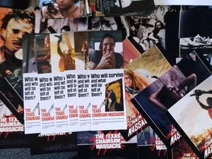 The Texas Chainsaw Massacre 1974. 20 Glossy 7x5ins Lobby Cards & 6 Lobbymarkers. - Picture 1 of 9