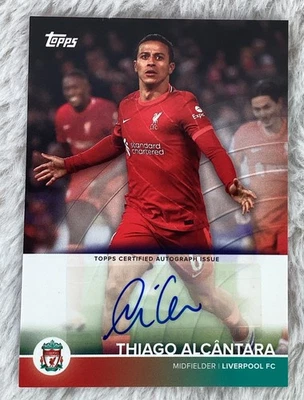 2021-22 Topps Liverpool Team Set THIAGO ALCANTARA auto #BA-TAL Autograph - Image 1 of 2