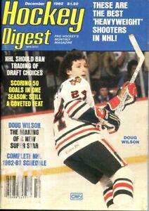 December 1982 Hockey Digest Magazine - Doug Wilson Chicago Blackhawks Vintage