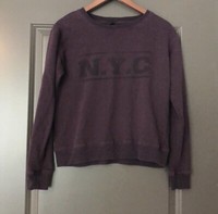 Cotton ON Women’s NYC Sweater Purple Size XS