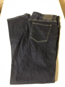 Five Four Black Label Straight Leg Dark Wash Blue Denim Jeans Mens Size 38 X 32 - Picture 1 of 7