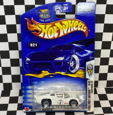 Hot Wheels 2003 Mainline First Editions White Chaparral 2D 1/64 - Image 1 of 4