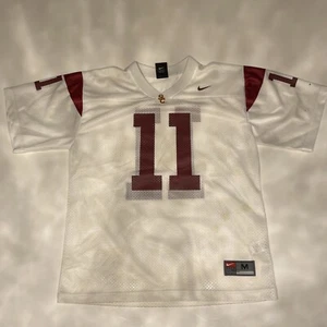 VTG Nike USC Trojans Football Jersey #11 Size Medium - Picture 1 of 9